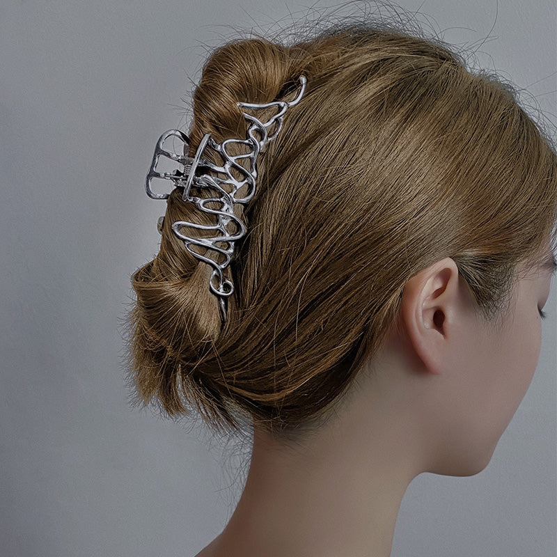 Alloy Grab Clip Hairpin - Gold & Silver Plated