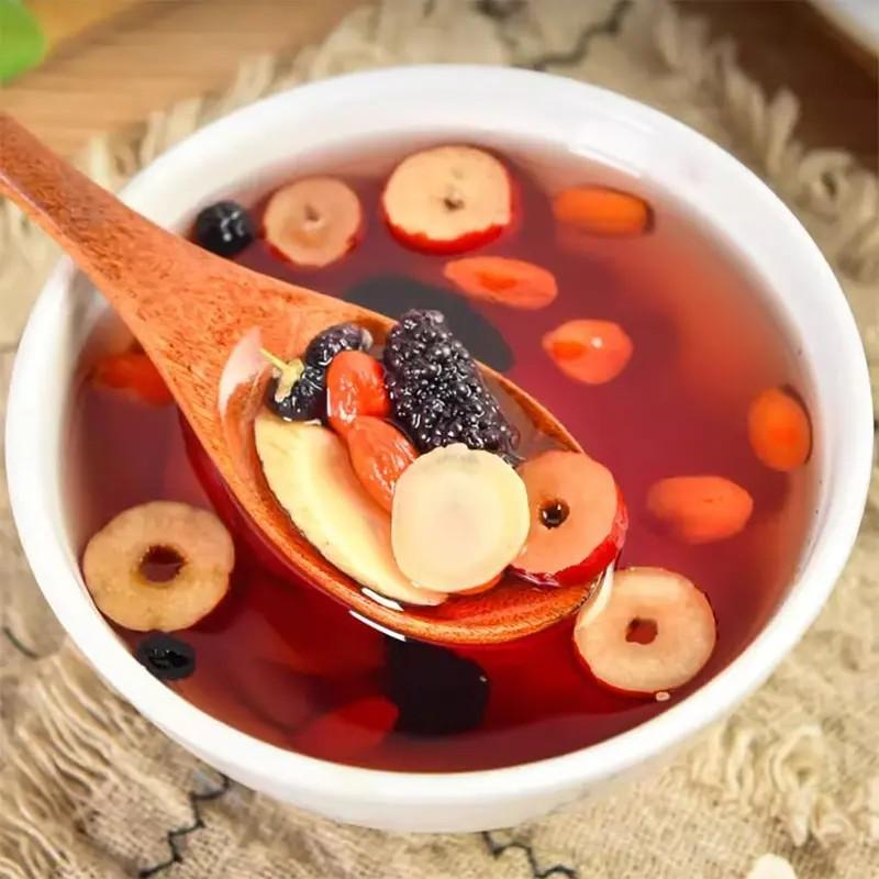 Eight Treasures Tea with Red Date & Goji Berry - Herbal Wellness Blend