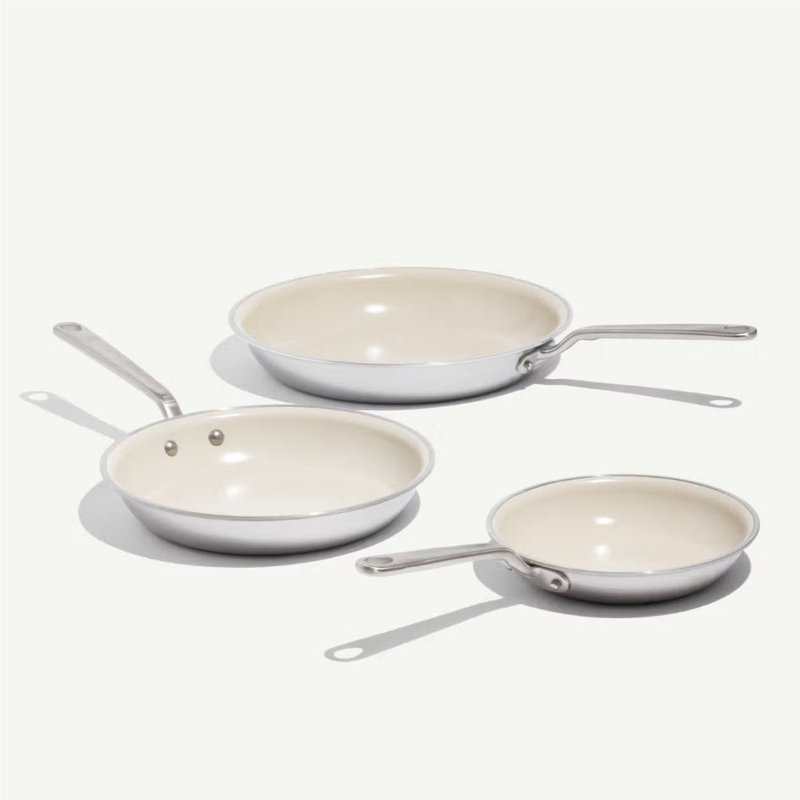 20cm Non-Stick Frying Pan with Ceramic Coating - Multiple Colors