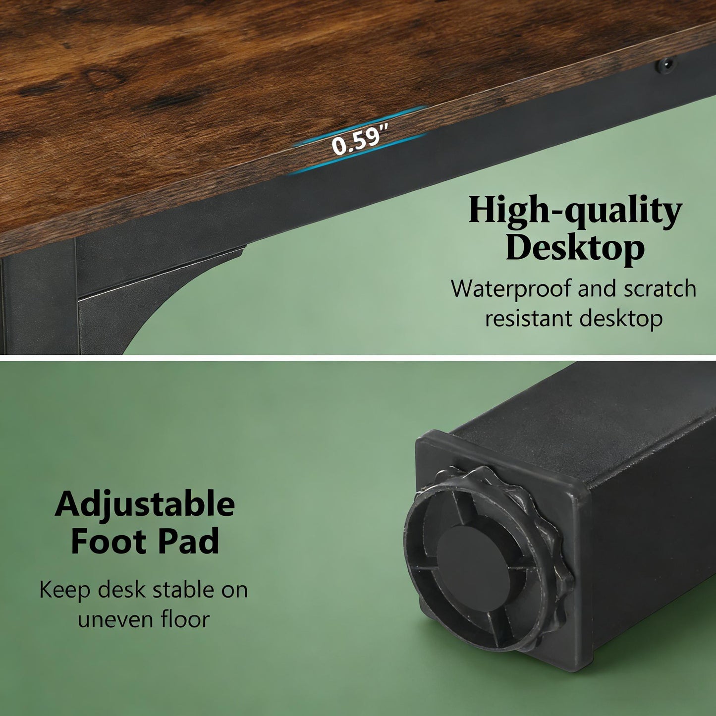 Office Desk with Dual Workstation - Rectangle Conference Table