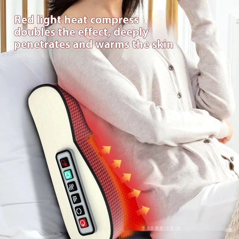 Intelligent Heating Waist Massager - 3 Gear PU Leather