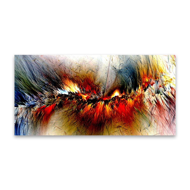 Custom Inkjet Canvas Painting with Framed Triptych Wall Art