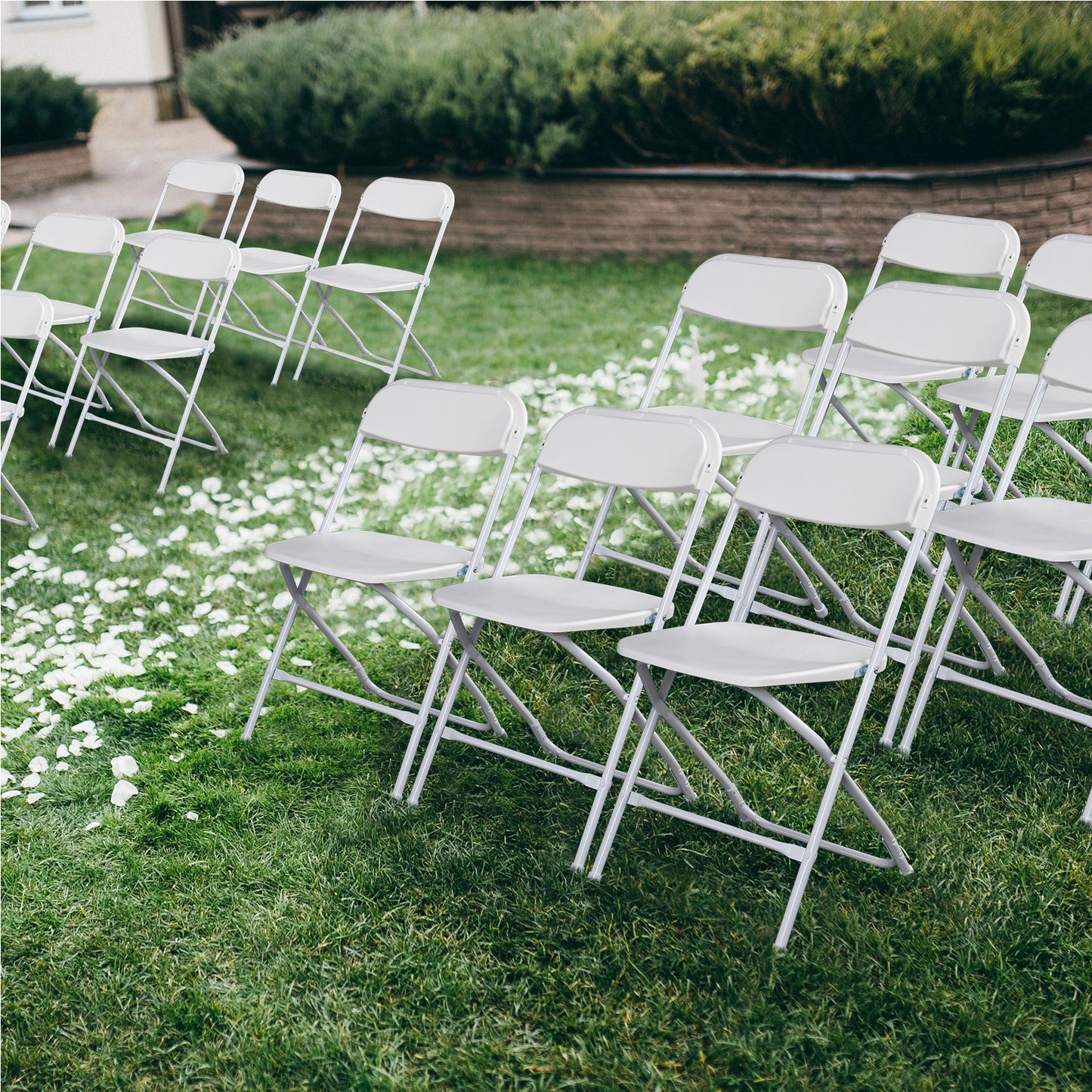 4-Pack Lightweight Folding Chairs - 350LBS Capacity for Events