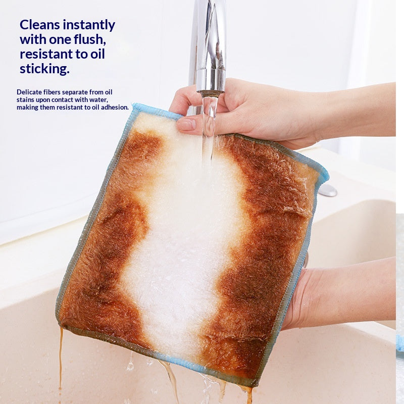 Kitchen Dishcloth & Bamboo Fiber Dish Towel Set - Multiple Sizes & Quantities