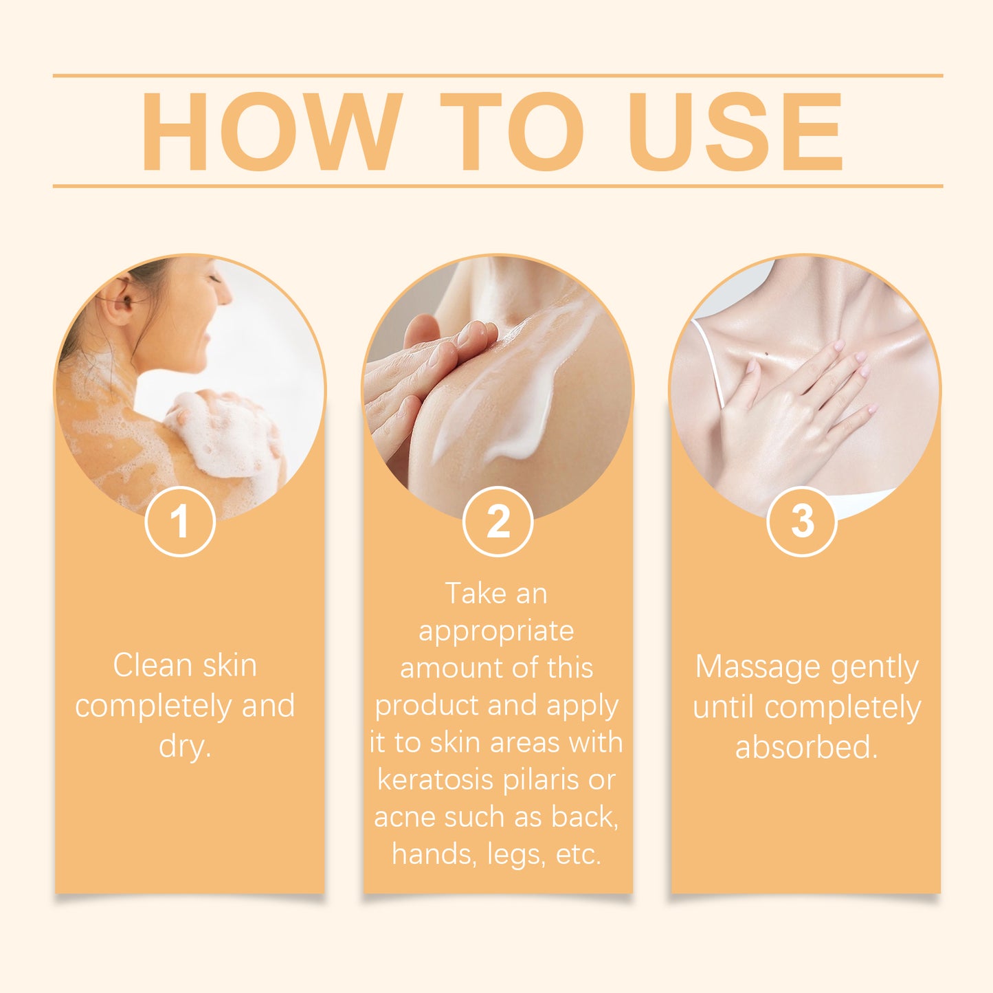 Exfoliating Skin Repair Cream with Vitamin E and Lactic Acid