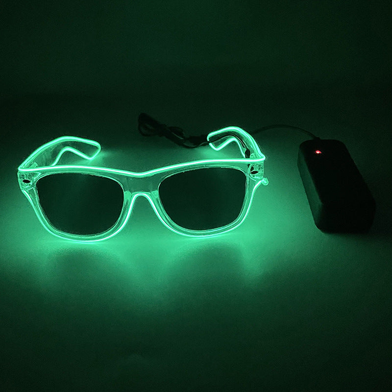 LED Goggles Nightclub Dance Party Props - Colorful Light-up Costume Accessories