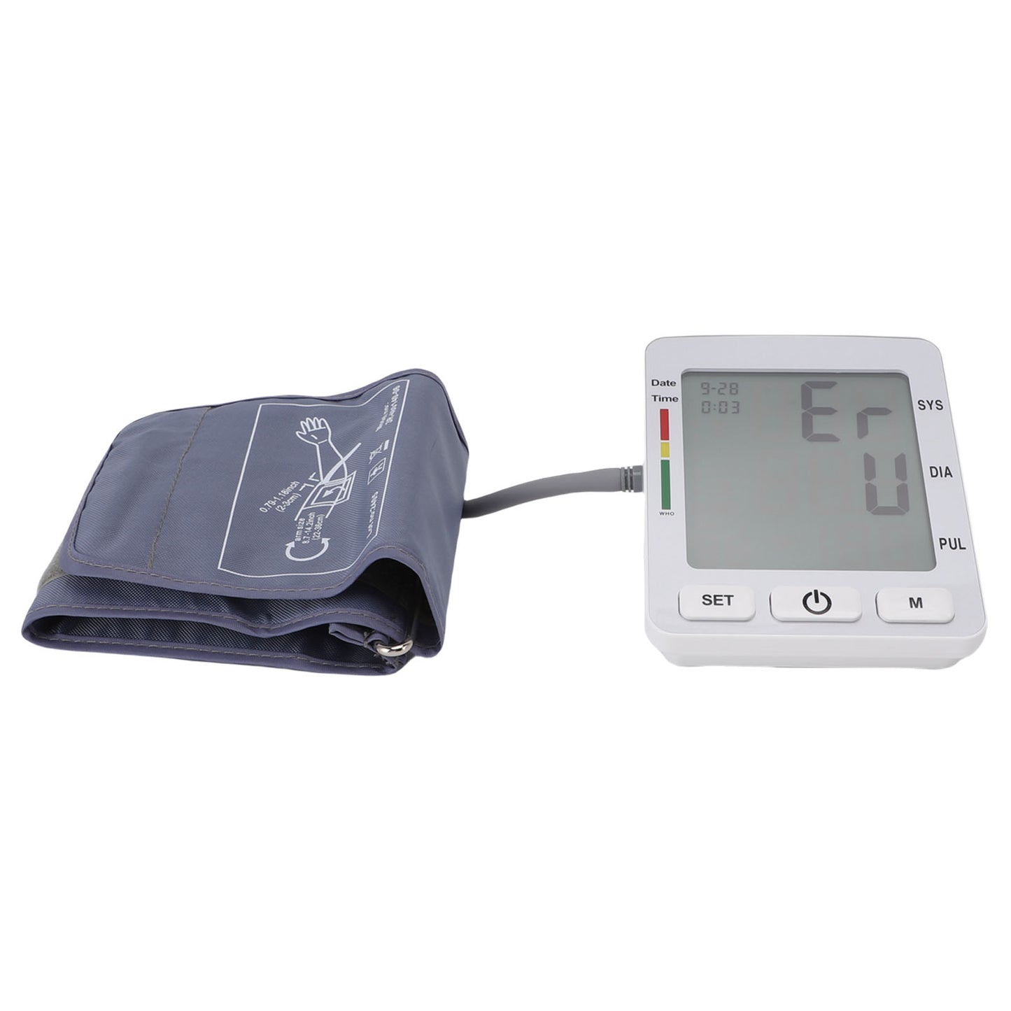 Arm BP Monitor With 8.66 - 14.17in Cuff 4.2in LCD Display 120 Reading