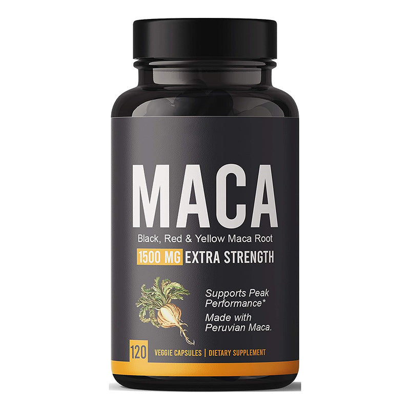 Maca Root Dietary Supplement Capsules - Natural Wellness Support