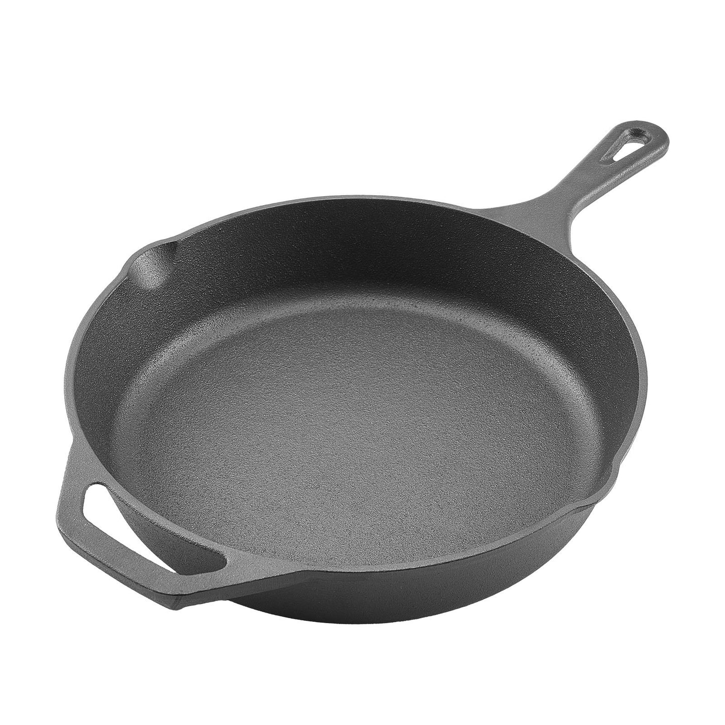 Cast Iron Skillet Frying Pan Set - 6, 8, 10, 12 Inch with Silicone Handle