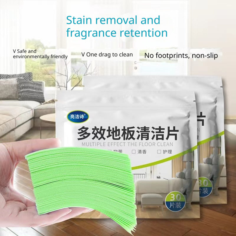 Multi-Effect Floor Cleaning Tablets - Dirt Removal & Fragrance, 30 Pack