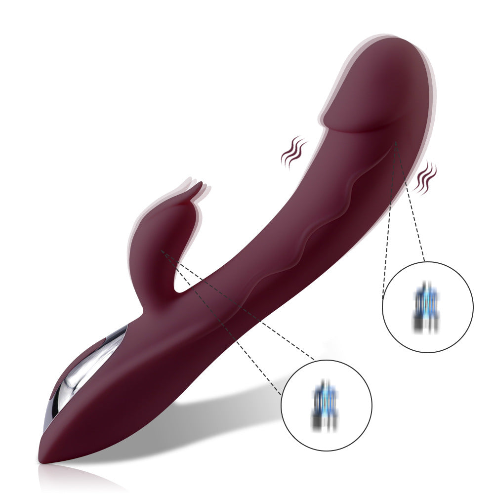 G-Spot Vibration Female Massage Device - Manual Silicone Adult Wellness
