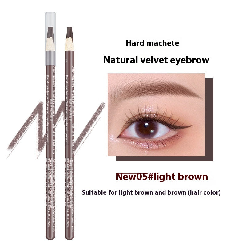 Waterproof Natural Eyebrow Pencil - Smudge-Proof Makeup for Precise Brows
