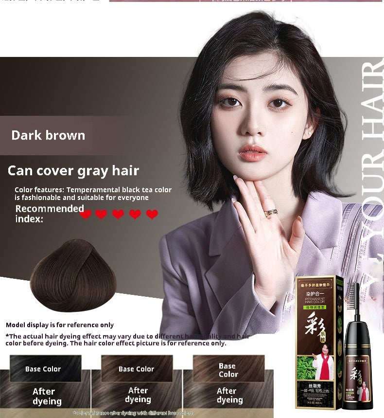 Hair Dye Color Cream for Covering White Hair - 400ml