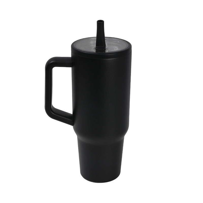 304 Stainless Steel Folding Vacuum Cup with Suction Mouth - Multiple Colors & Capacity