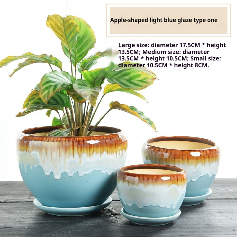 Minimalist Succulent Pot Set - Breathable, Durable Terracotta Planters with Trays