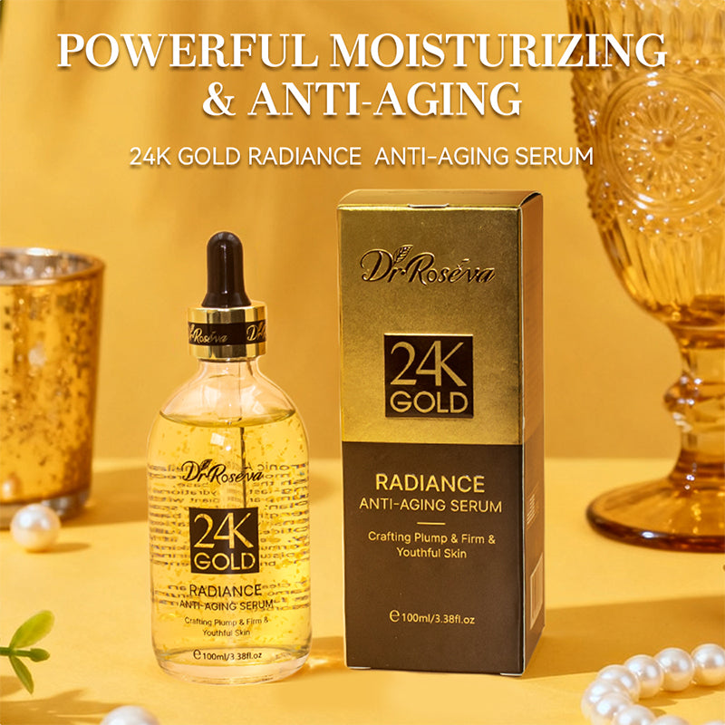 24k Anti-Aging Facial Serum - Hydrating Skin Care 100ml