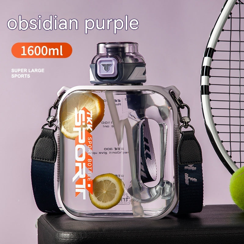 Large Capacity Water Bottle for Outdoor Sports - High Temperature Resistant, Portable Barrel