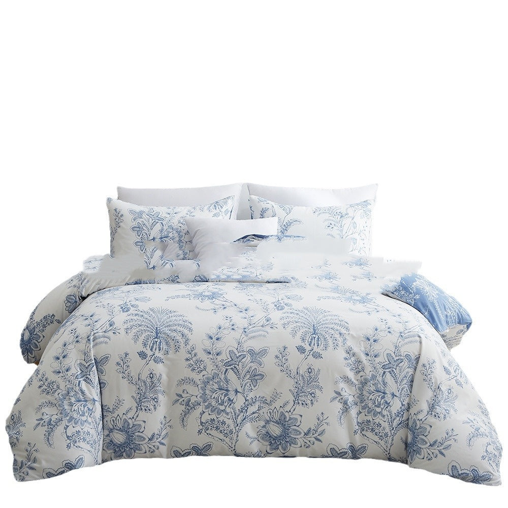 Double Bedding Quilt Cover Set with Geometric Pattern - Multiple Sizes