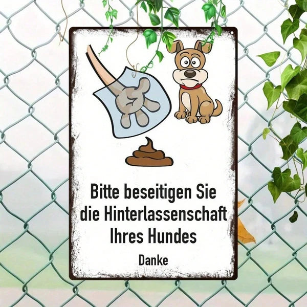 Metal Tin Sign Wall Decoration - 20 cm x 20 cm