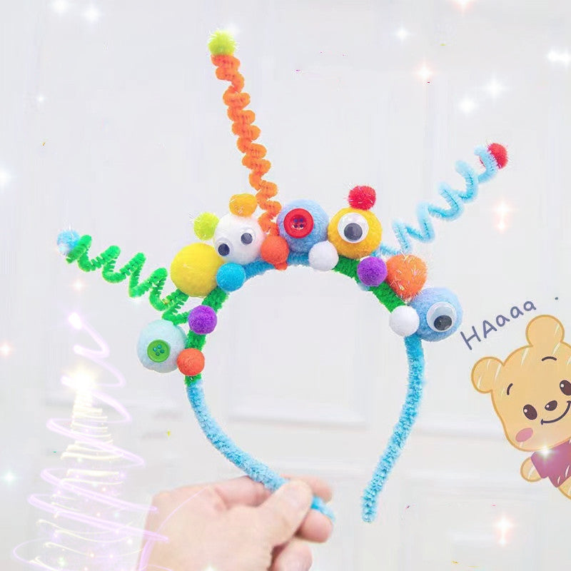 Cartoon Eye Spring Holiday Hairband Set - Colorful Hair Accessories for Kids & Adults