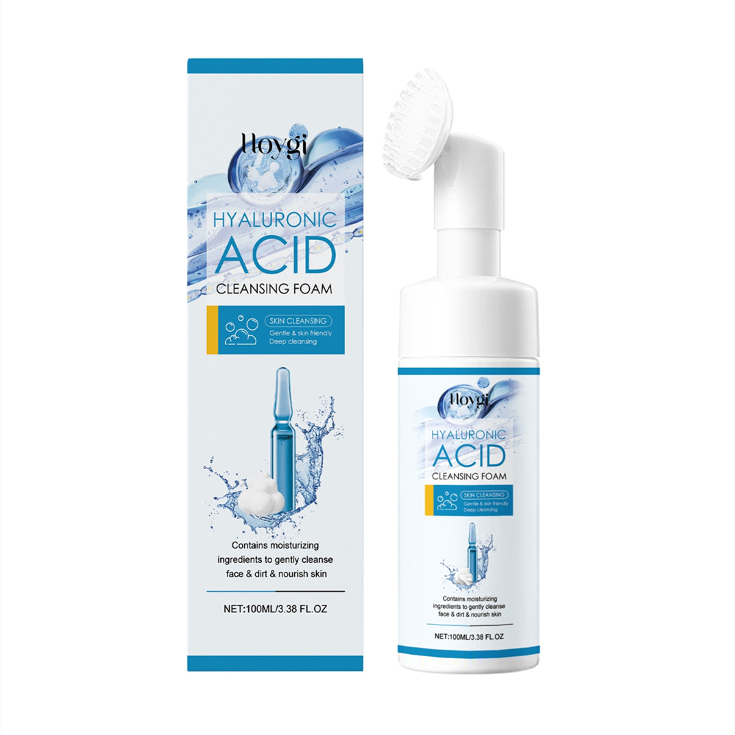 Hyaluronic Acid Facial Cleanser Foam - Anti-Wrinkle & Hydrating Skin Care