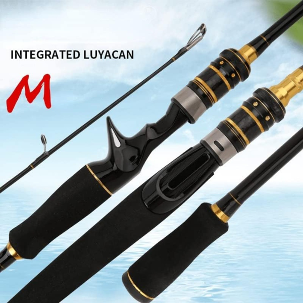 5.4 ft Spinning Fishing Rod - Carbon Travel Baitcasting Rod