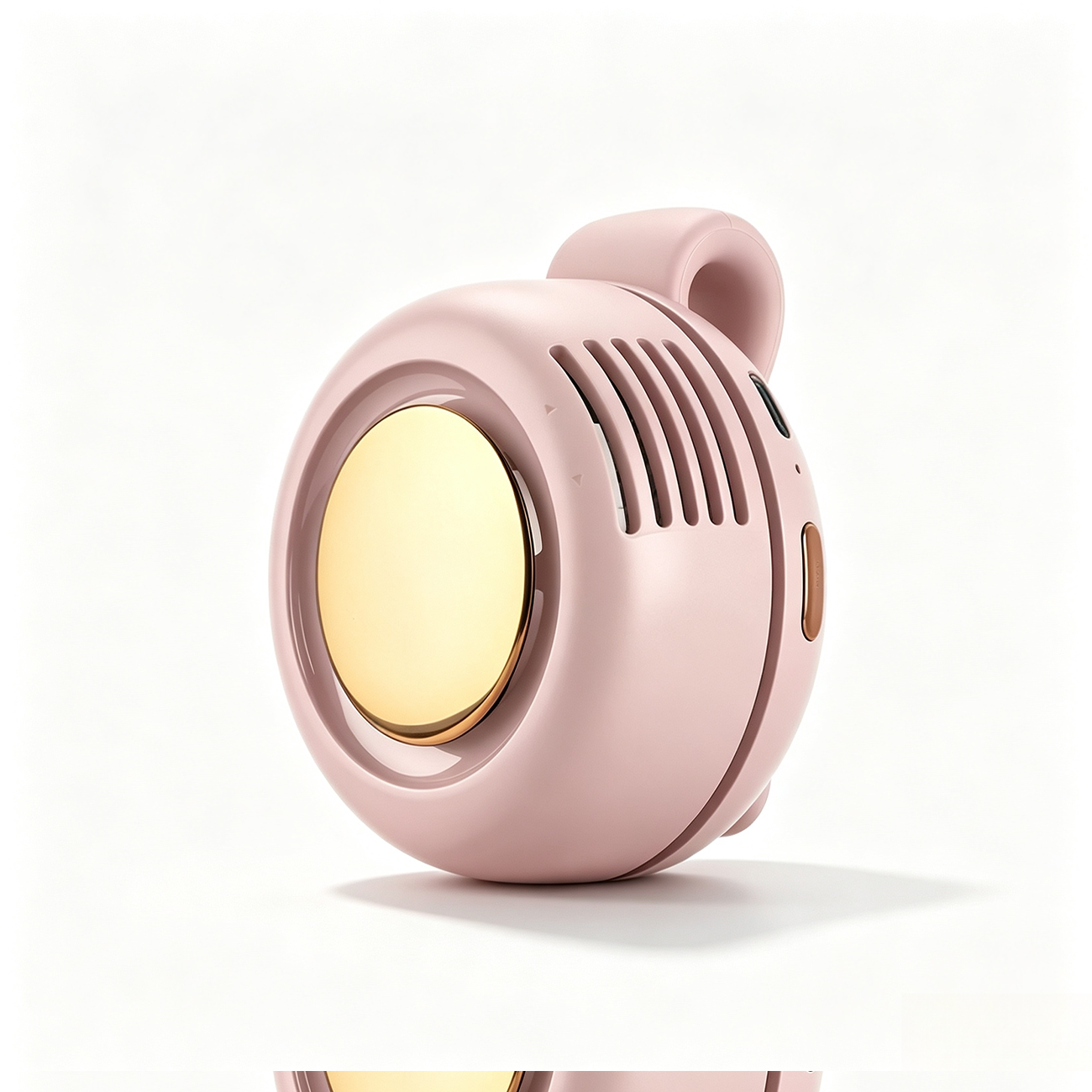 Portable Mini Bladeless Fan with Clip - 360° Adjustable, USB Rechargeable