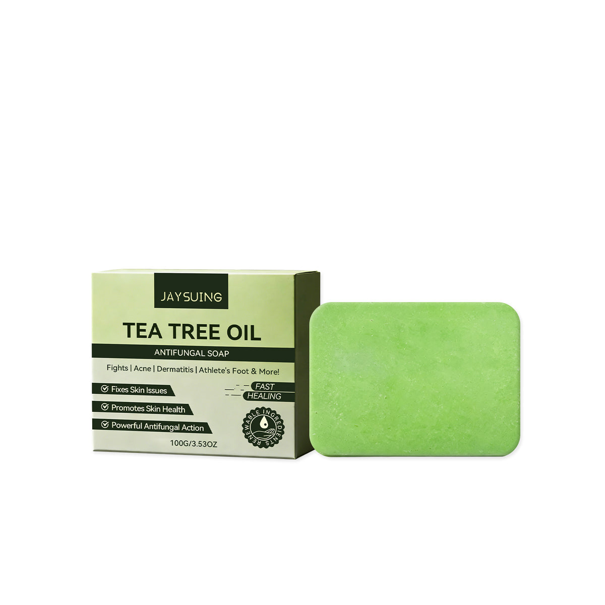 Tea Tree Oil Soothing Facial Soap - 100G Natural Skin Care
