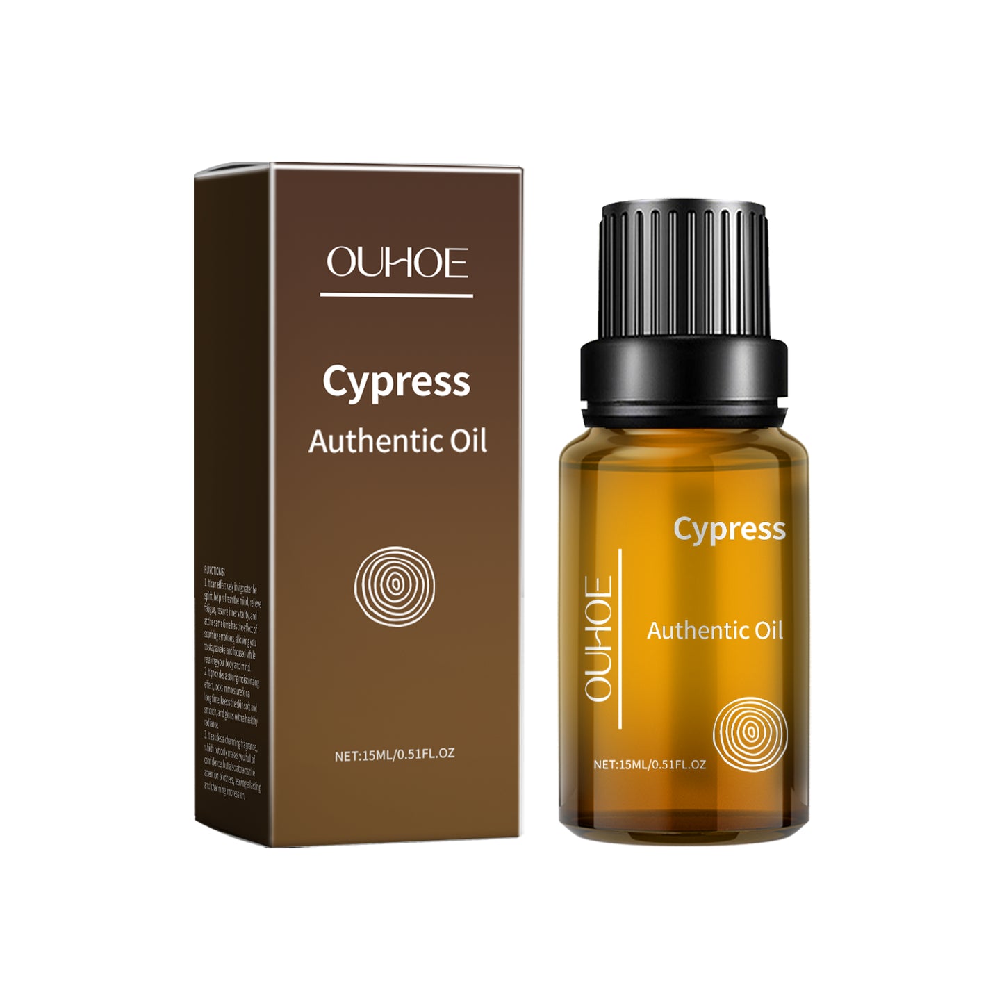 Cypress Essential Body Massage Oil - Soothing & Hydrating Skin Care, 15ml