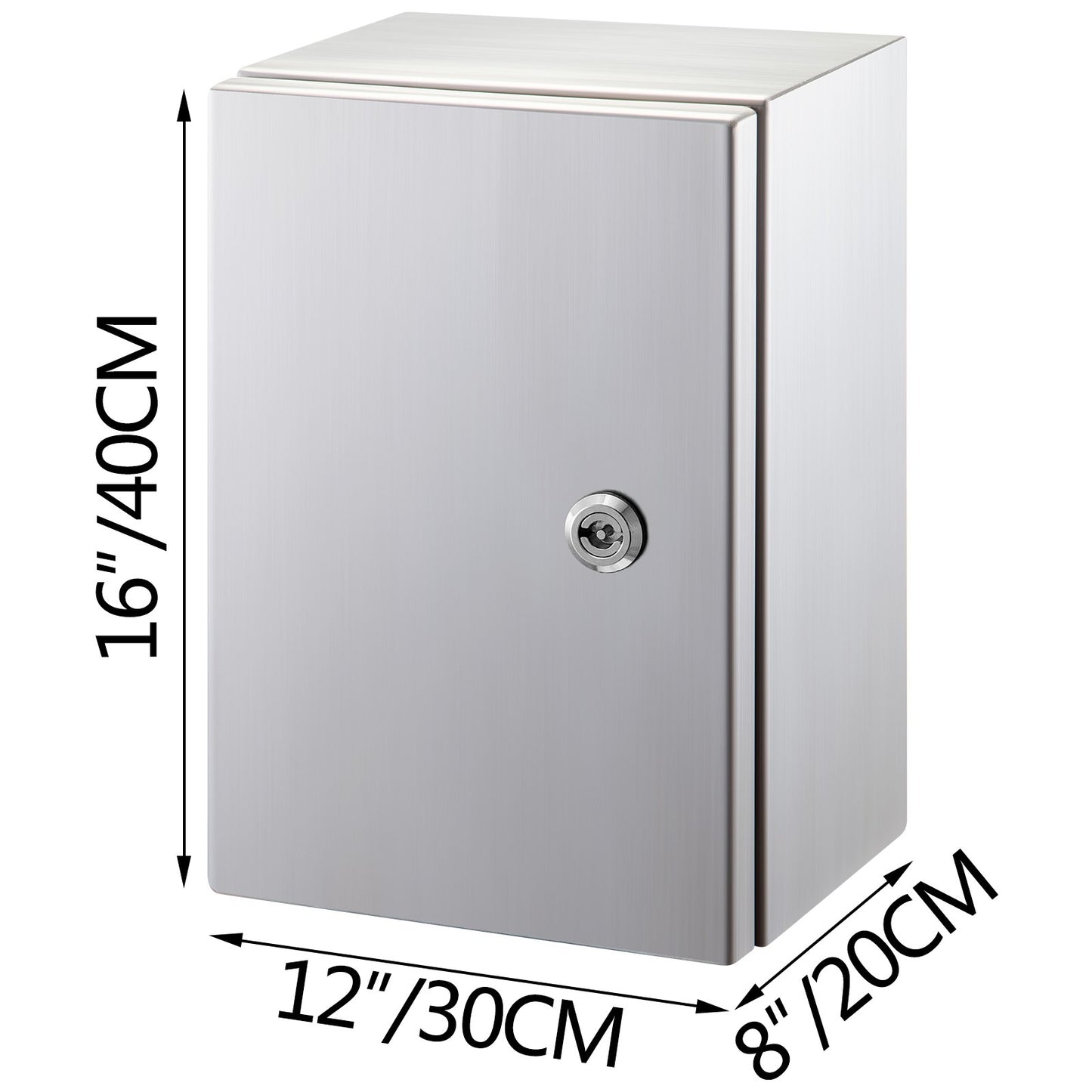 Stainless Steel Electrical Enclosure Box 16x12x8 Inches Waterproof Dustproof NEMA 4X