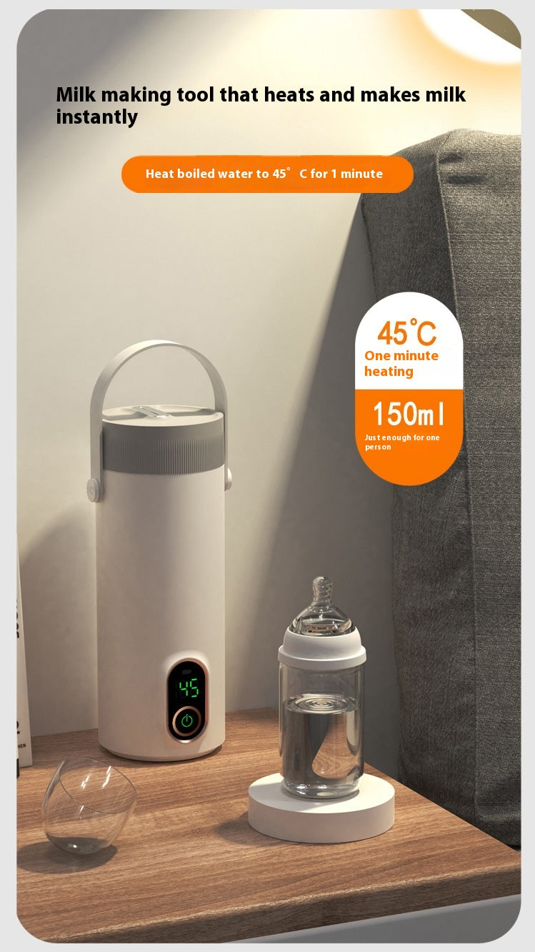 Wireless Portable Water and Electric Cup with Heating Function