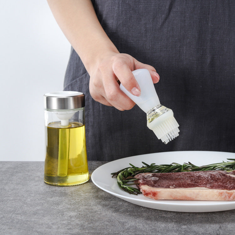 Glass Oil Bottle with High Temperature Resistance for Kitchen Storage