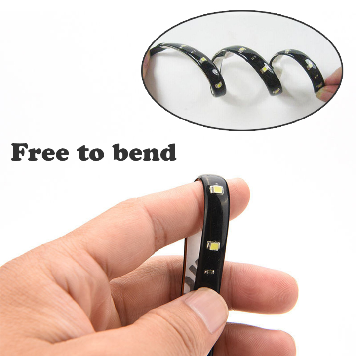 Waterproof 12'' 15 LED Car Motorcycle Underbody Light Kit - 12V DC, Multi-Color 6 Pack