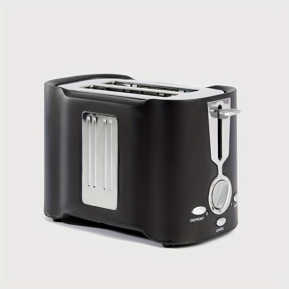 2 Slice Toaster with Wide Slots & Easy Clean Crumb Tray - Stainless Steel