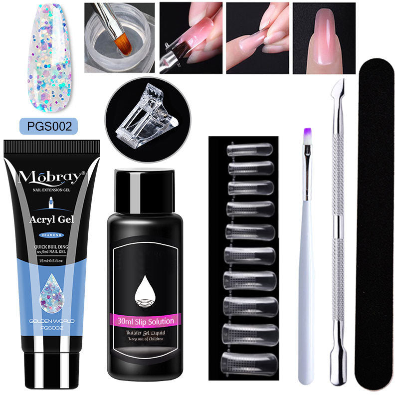 Nail Art Resin Extender Kit - 12 Colors