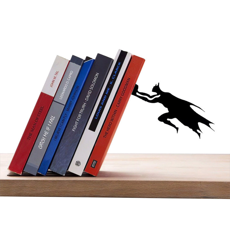 Metal Bookstand Bookend for Reading Desk Organizer Home Office Decor