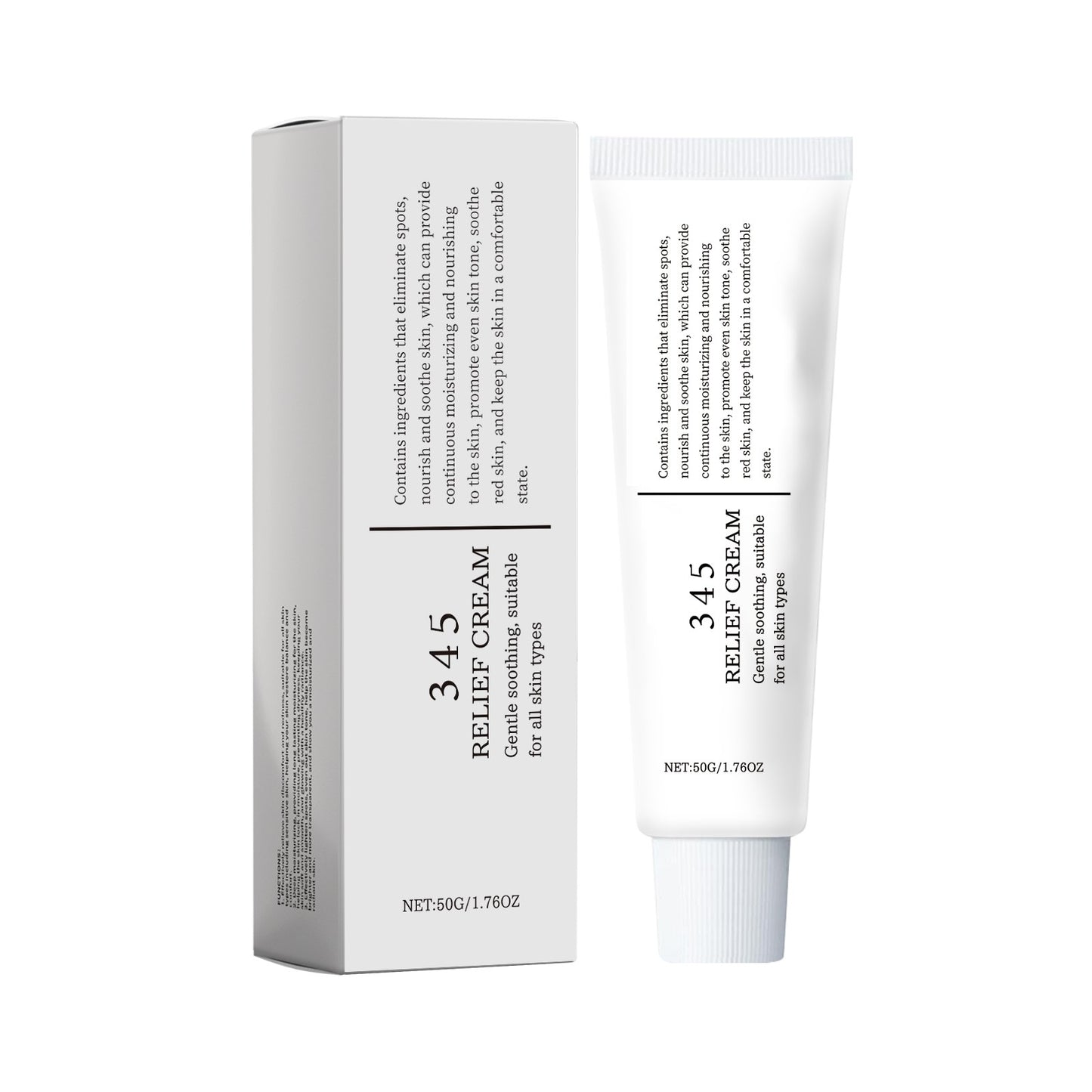 Moisturizing Face Cream with Hyaluronic Acid & Aloe 50g - Soothing Skin Care