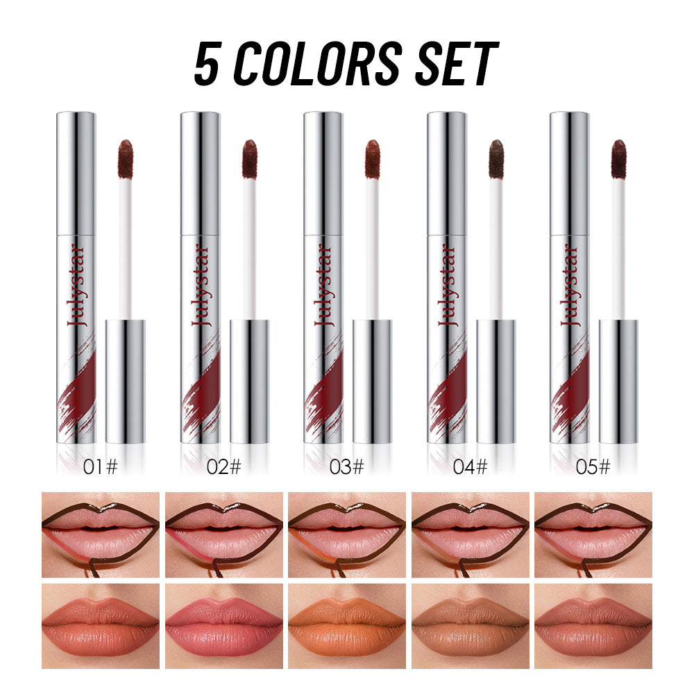 Matte Peel-Off Lip Stain - Long-Lasting Waterproof Lip Color