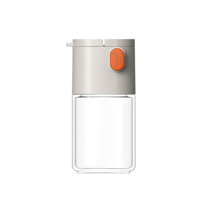 Japanese Style Salt Seasoning Bottle - Kitchen Storage, White & Yellow