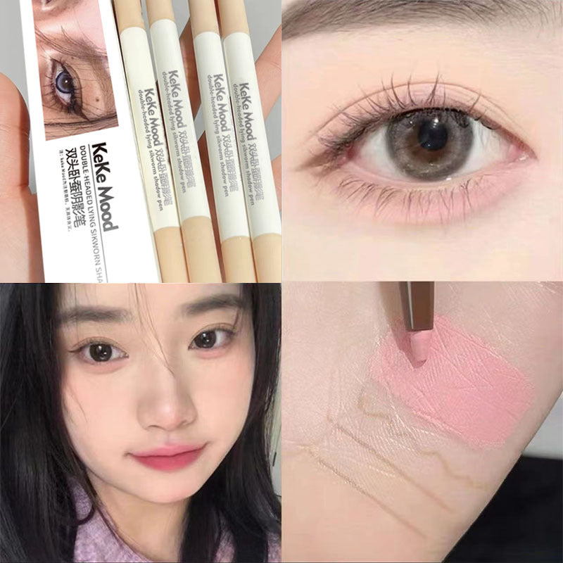 Dual Head Brightening Eye Shadow & Eyeliner Pen - Multiple Colors