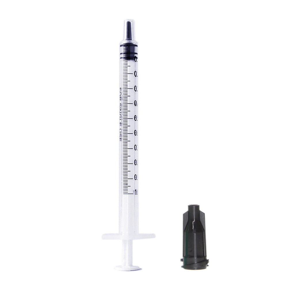 25-Pack Pet Feeding Syringes 1ml Liquid Transfer & Measurement Tools