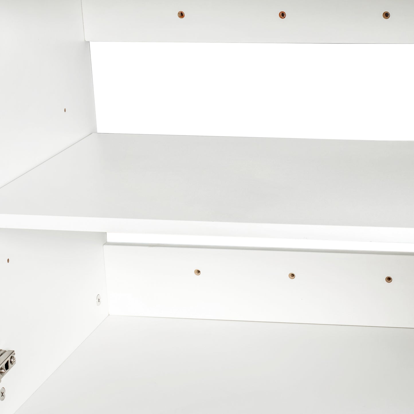 Stackable Wall Mounted Storage Cabinet - 11.81"D x 31.50"W x 29.92"H - White
