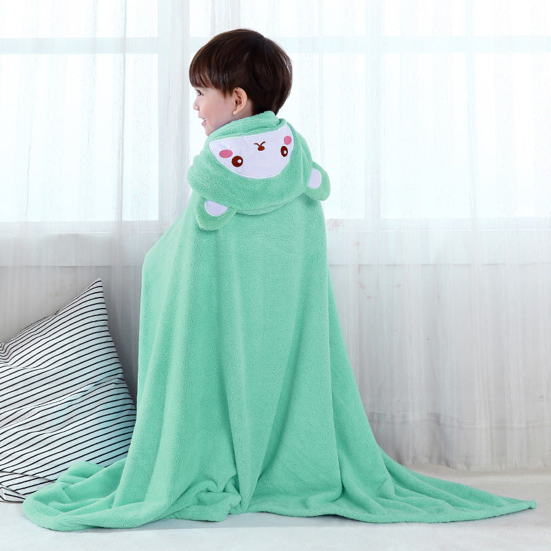 Baby Hooded Bath Towel - Soft Organic Cotton Infant Bath Wraps for Kids