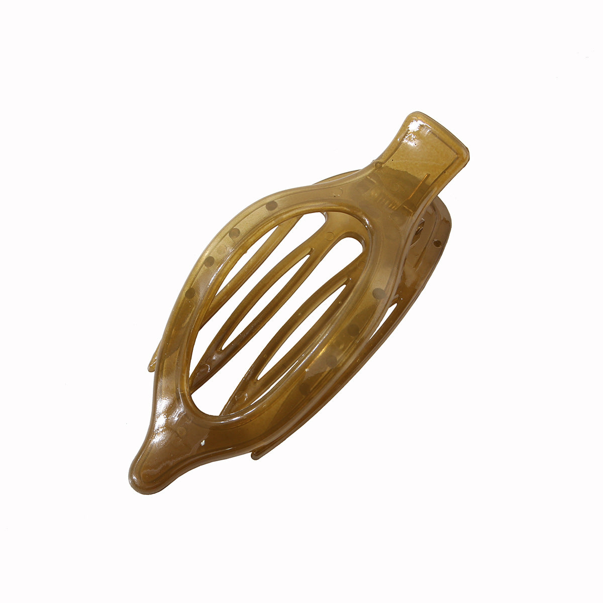 Large Oval Hair Claw Clip - Matte & Glossy Finish Hair Accessory