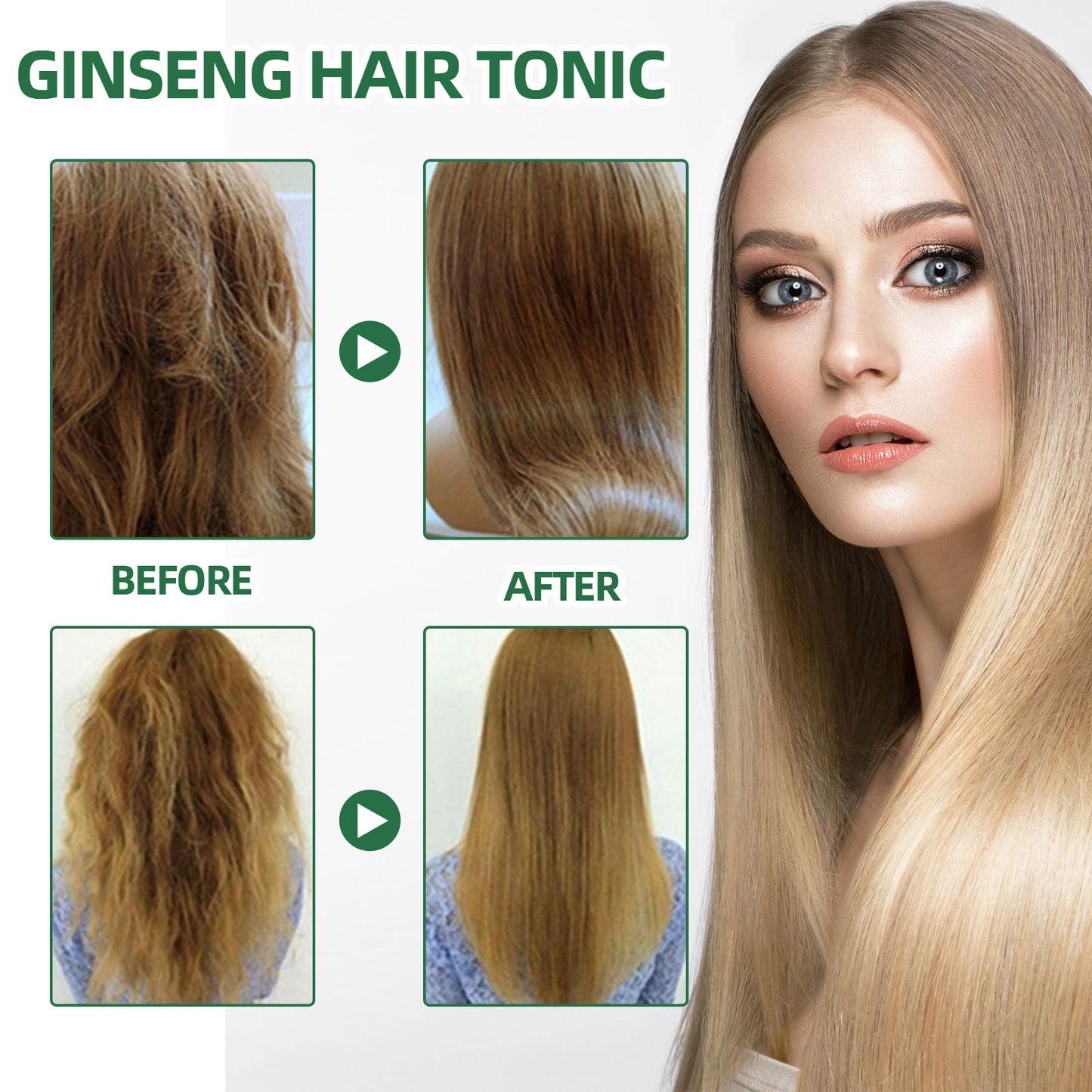 Ginseng Hair Growth Spray - Scalp Care & Hair Loss Treatment