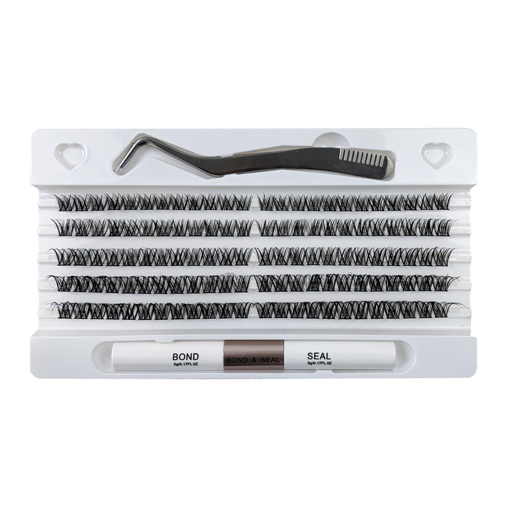 Self-Grafting Single Cluster False Eyelash Set - Multiple Variants for Makeup