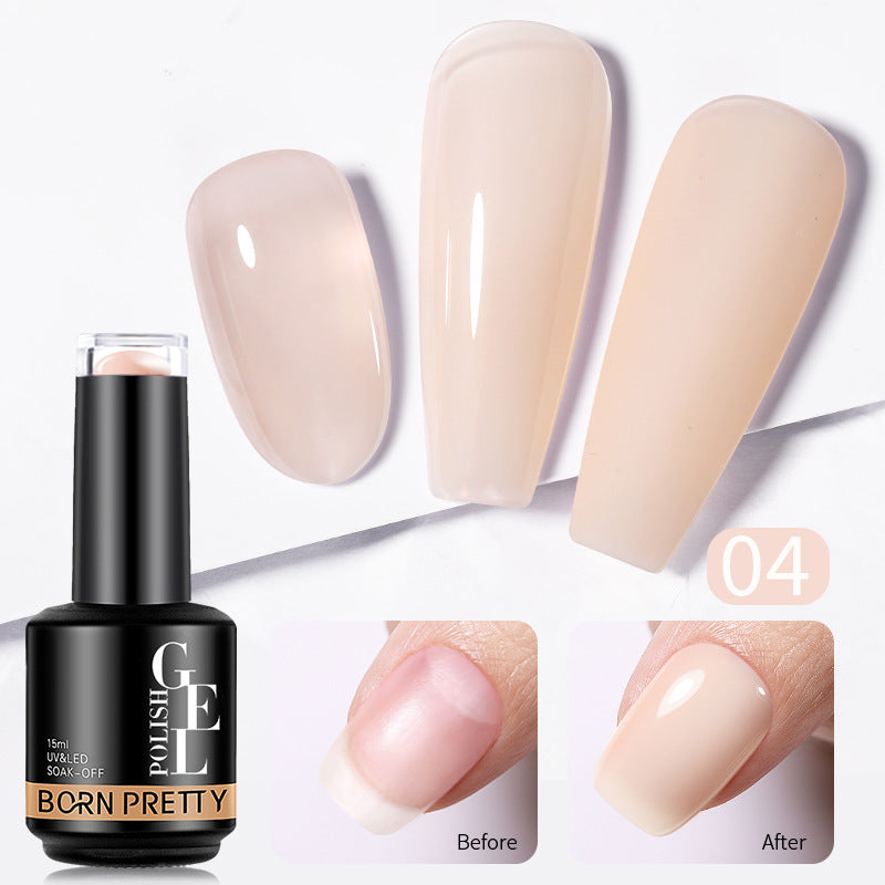 Transparent Gel Nail Powder - Phototherapy Adhesive