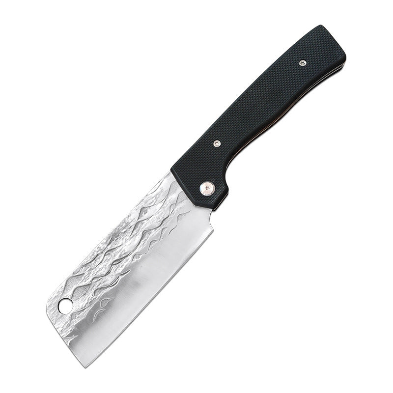 Forging Small Outdoor Kitchen Knife - Black Stainless Steel Cutting Tool