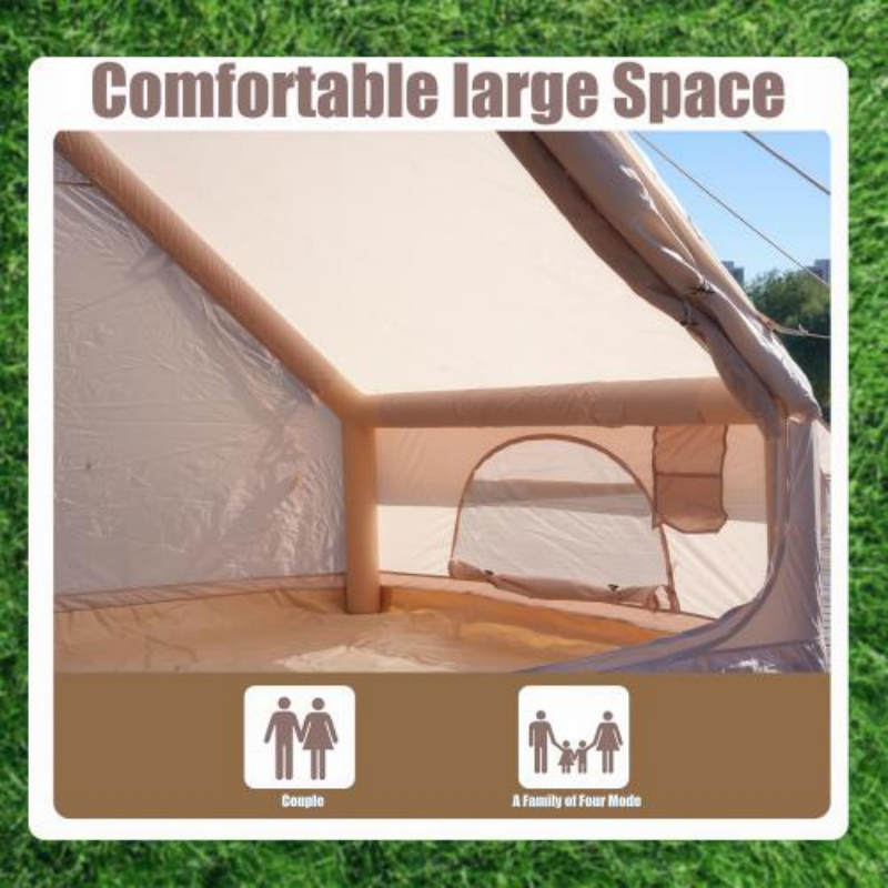 Inflatable Camping Tent for 4-6 People - Waterproof & Easy Setup
