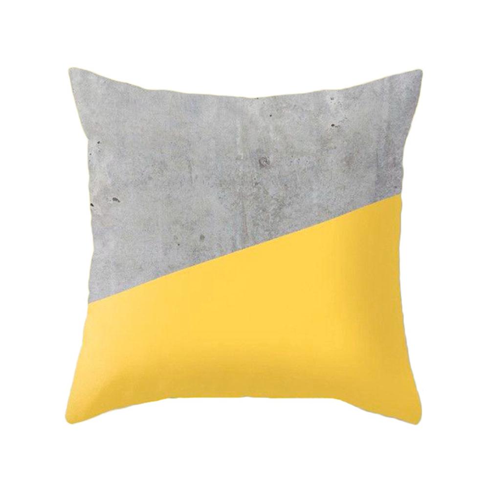 Northern Europe Style Geometric Plush Cushion Cover 45x45cm Home Decor